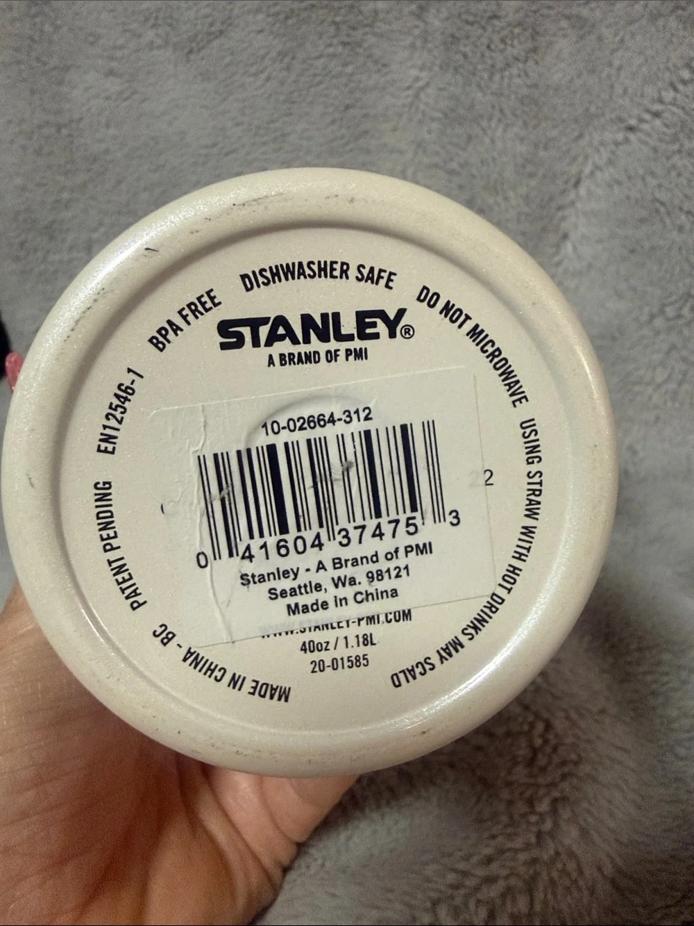 Stanley White Confetti Travel Tumbler with Handle - Picture 6 of 7